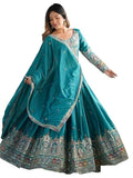 Women’s Semi Stitched Lehenga Choli Set With Unstitched Blouse And Designer Dupatta For Wedding, Party, Festival, Family Function Or Special Occasion