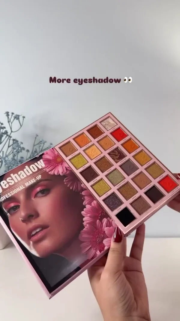 28-Colorsdvzf Floral Eyeshadow Palette