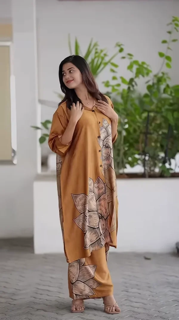 Bloom in Style: Oversized Floral Co-ord Set