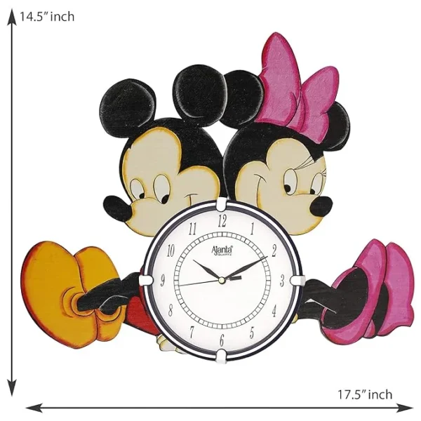 Circadian Handpainted Wooden Wall Clock