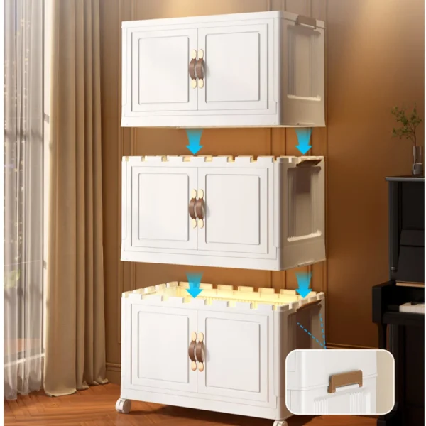 Foldable Plastic Storage Cabinet