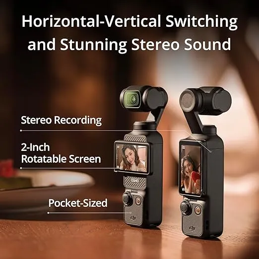 Pocket 3 Capture More Combo, Vlogging Camera