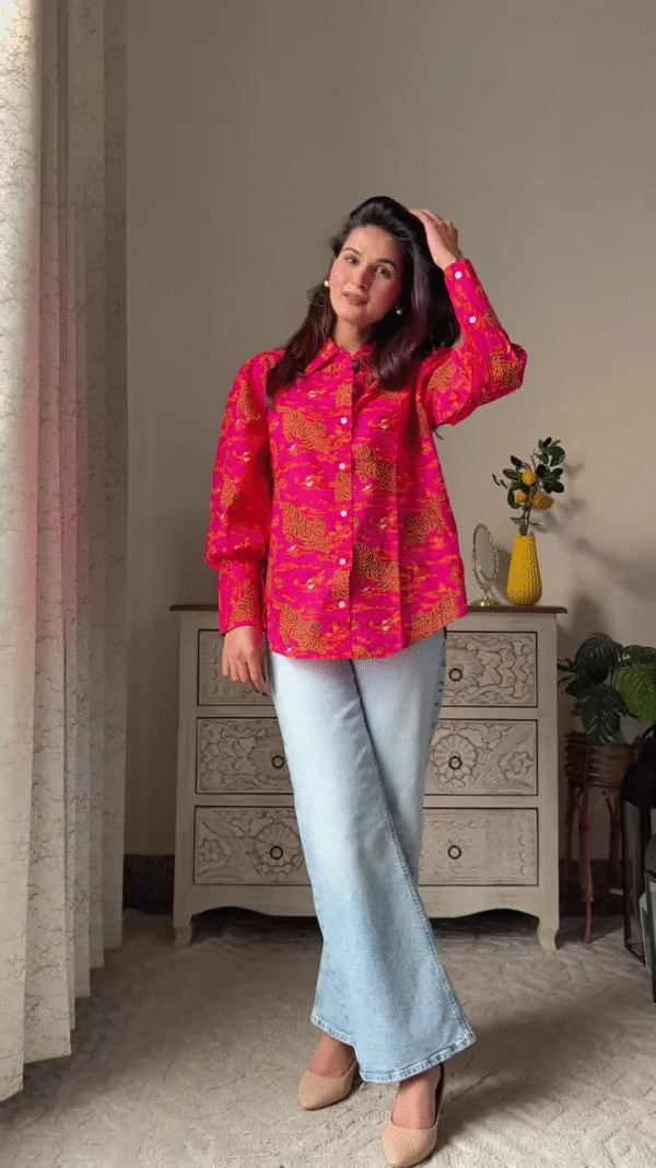 Bold & Colorful Pinterest-Inspired Printed Shirt Collection