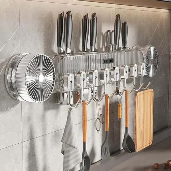 SHALVI Wall-Mounted Kitchen Utensil Rack