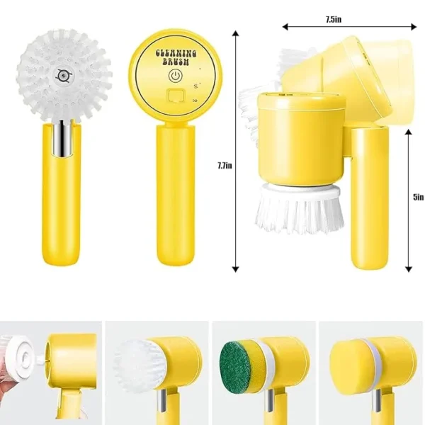 Electric Cordless Spin Scrubber