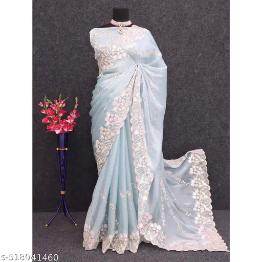 Sequins Embroidered Jimmy Cho Saree