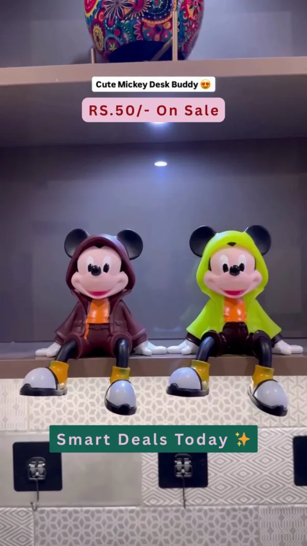 Adorable Mickey Mouse Desk Buddy Figurine