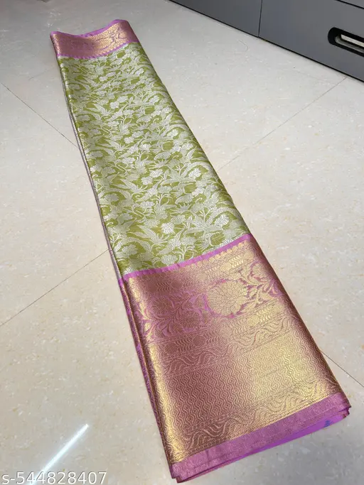 Banarsi Kanjivaram Ultra Soft Tissue Sari