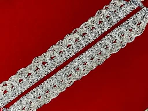 Bridal Anklet Silver Plated payal for Women Girls