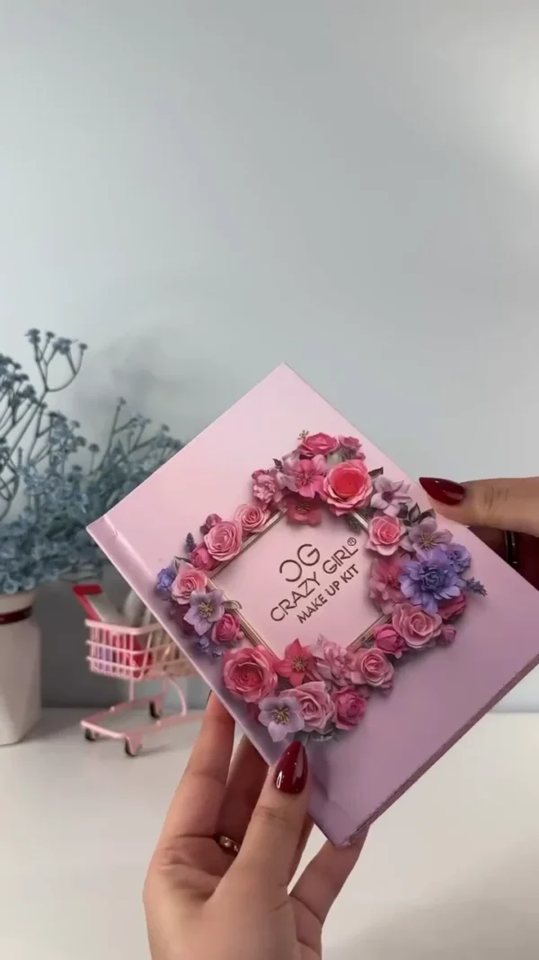 28-Colorsdvzf Floral Eyeshadow Palette