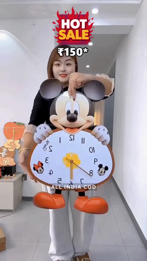 Mickey Mouse Pendulum Wall Clock