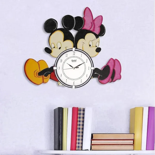Circadian Handpainted Wooden Wall Clock