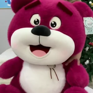 Jumbo Dark Pink Teddy Bear Plush Toy
