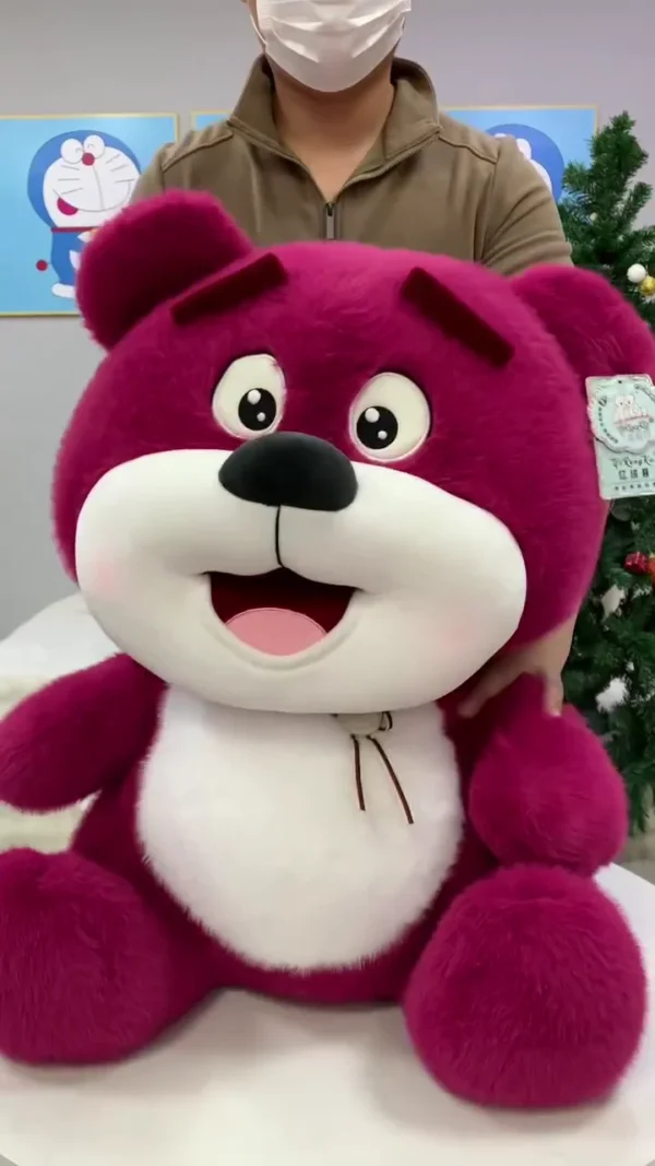 Jumbo Dark Pink Teddy Bear Plush Toy