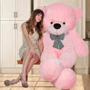 3 Feet Pink Cute And Soft Teddy For Girls