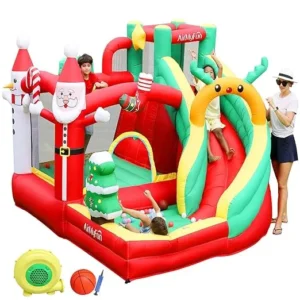 Kids Inflatable Snow Globe Bounce House
