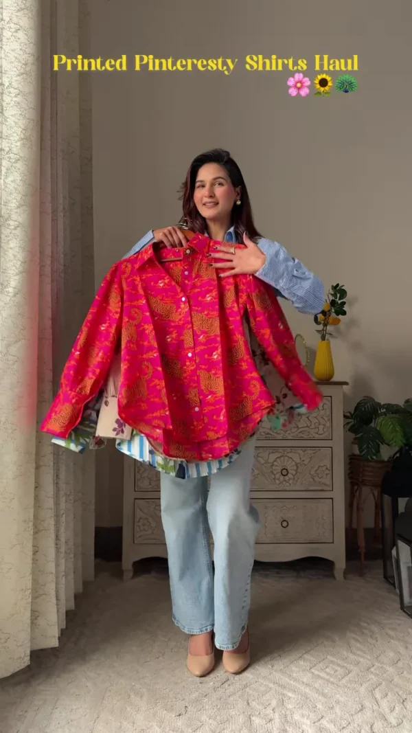 Bold & Colorful Pinterest-Inspired Printed Shirt Collection