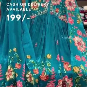 Floral Alia Cut Anarkali Suit Set