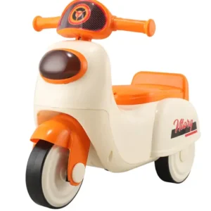 Kids Manual Push Scooter with Music and Lights