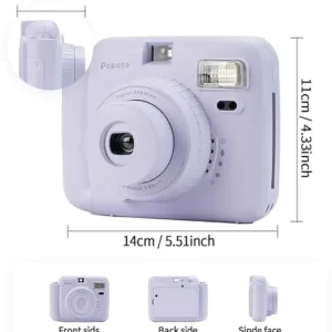 Instant Camera with Bucket Bag