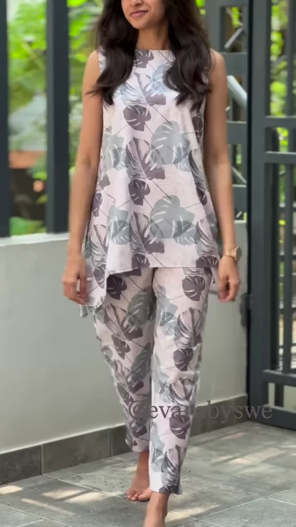 Tropical Breeze Sleeveless Co-ord Set