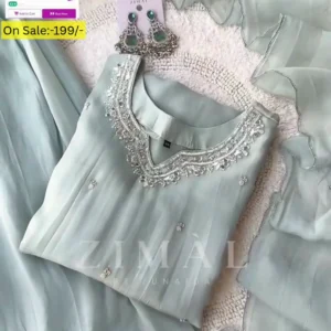 Party Wear Look Stitched Suit