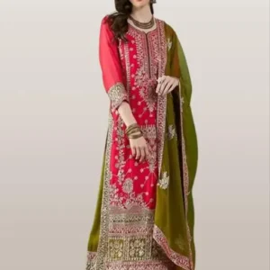 Georgette Kurti Salwar Dupatta Set