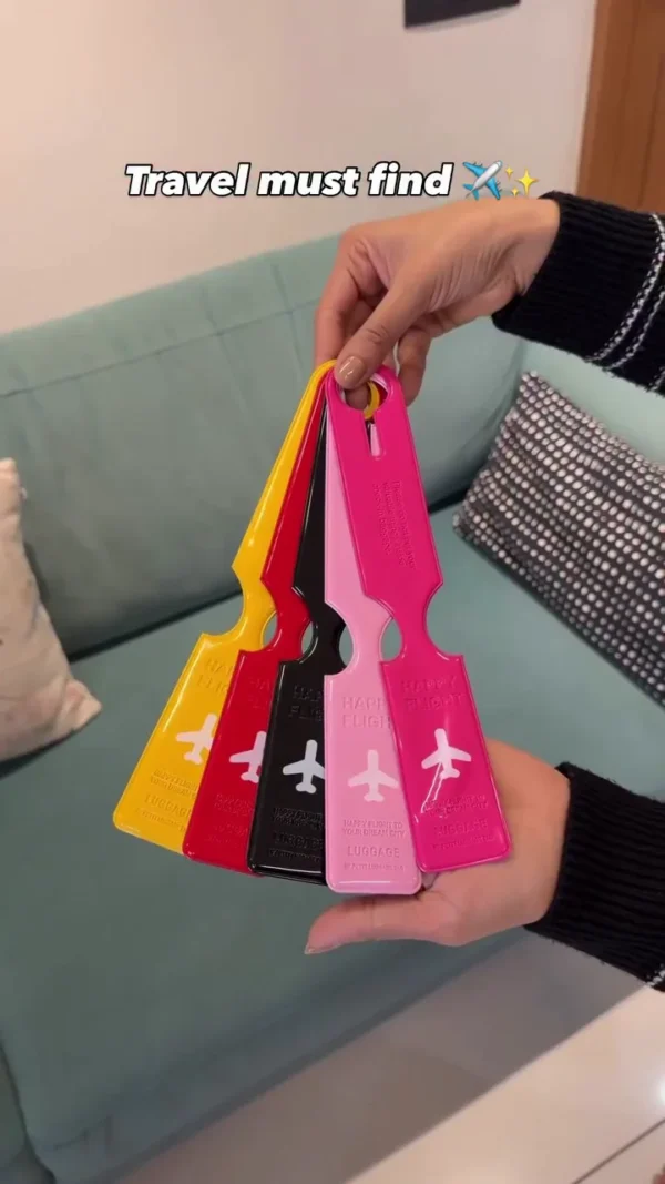 Waterproof Silicone Luggage Tags