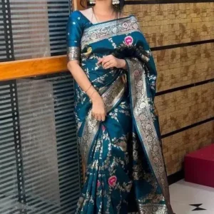 Kanjivaram Banarasi Silk Saree