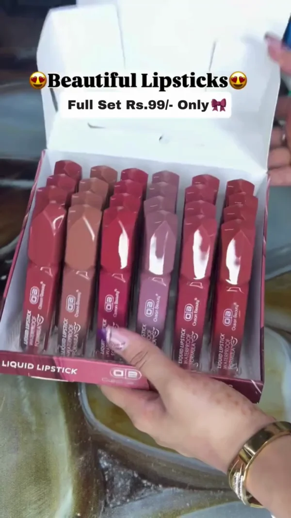 Premium Matte Liquid Lipstick Combo Set