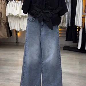 Spring Green Women’s Baggy Fit Denim