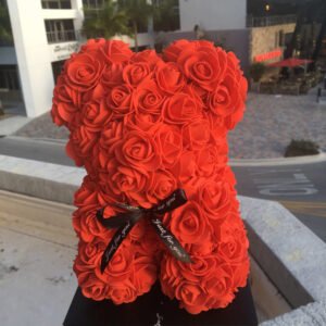 Romantic Red Rose Teddy Bear