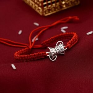 Silver Damru Rakhi