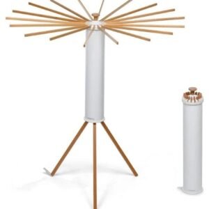 Collapsible Wooden Umbrella Clothes Drying Rack