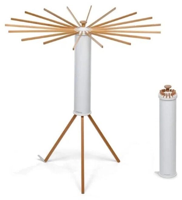 Collapsible Wooden Umbrella Clothes Drying Rack