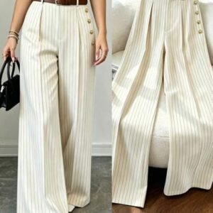 Bow Tie Wide Leg Pants
