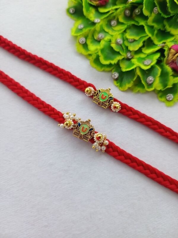 Divine Temple Motif Rakhi