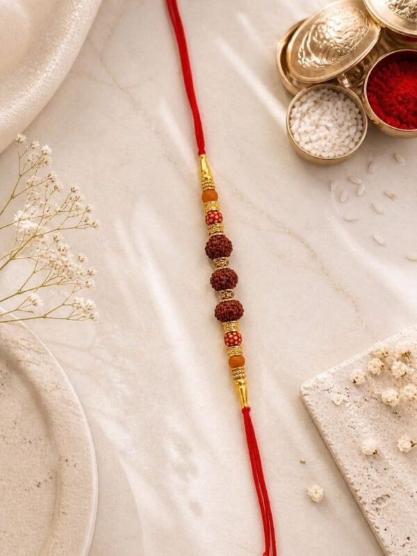 Rudraksha Beaded Rakhi