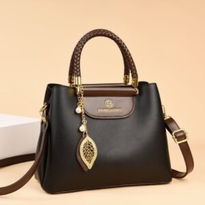 Women's Braided Handle Handbag