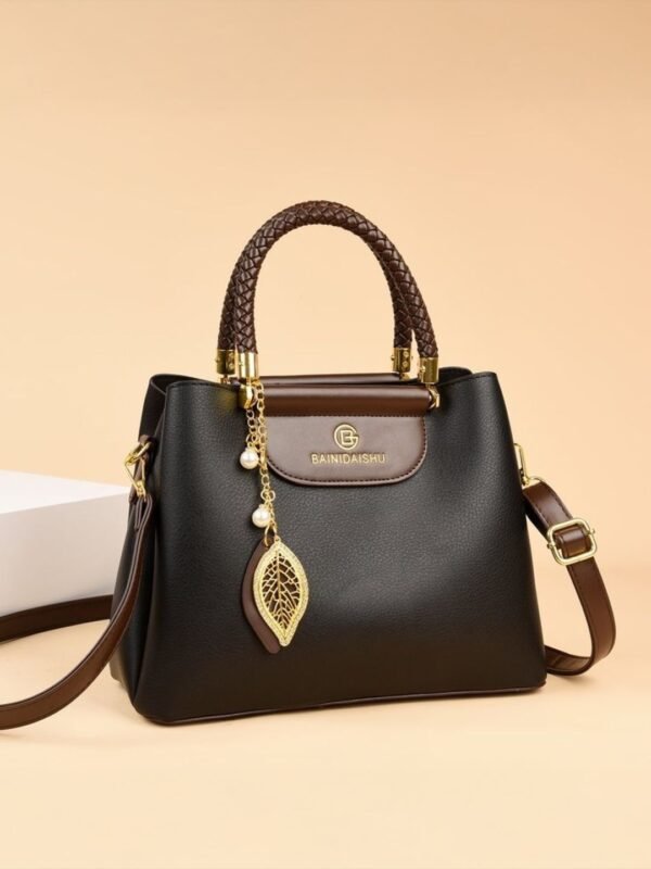 Women's Braided Handle Handbag