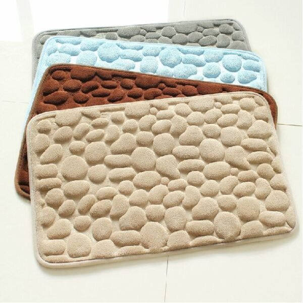 Pebble Textured Memory Foam Bath Mat