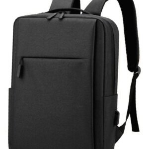Sleek Black Anti-Theft Laptop Backpack