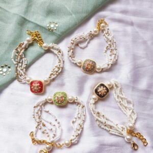Pearl Bracelet Rakhi