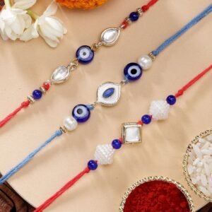 Evil Eye Rakhi Set