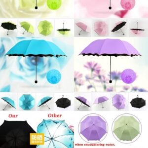Compact UV-Protection Folding Travel Umbrella
