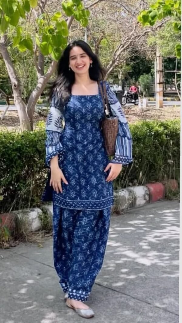 Printed Kurta Patiala Set