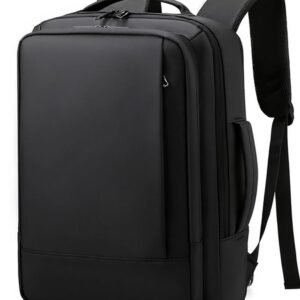 Sleek Expandable Business Travel Laptop Backpack