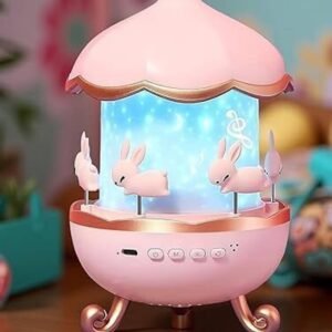Cute Carousel Night Light Humidifier