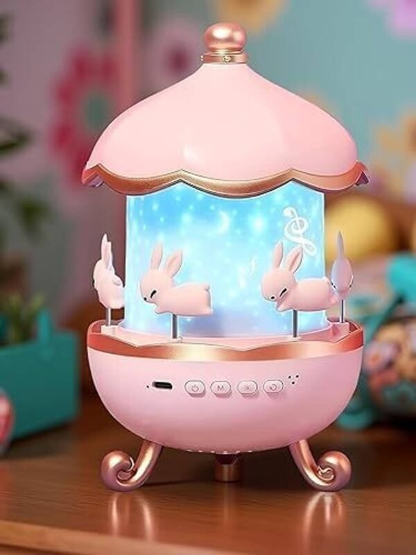 Cute Carousel Night Light Humidifier